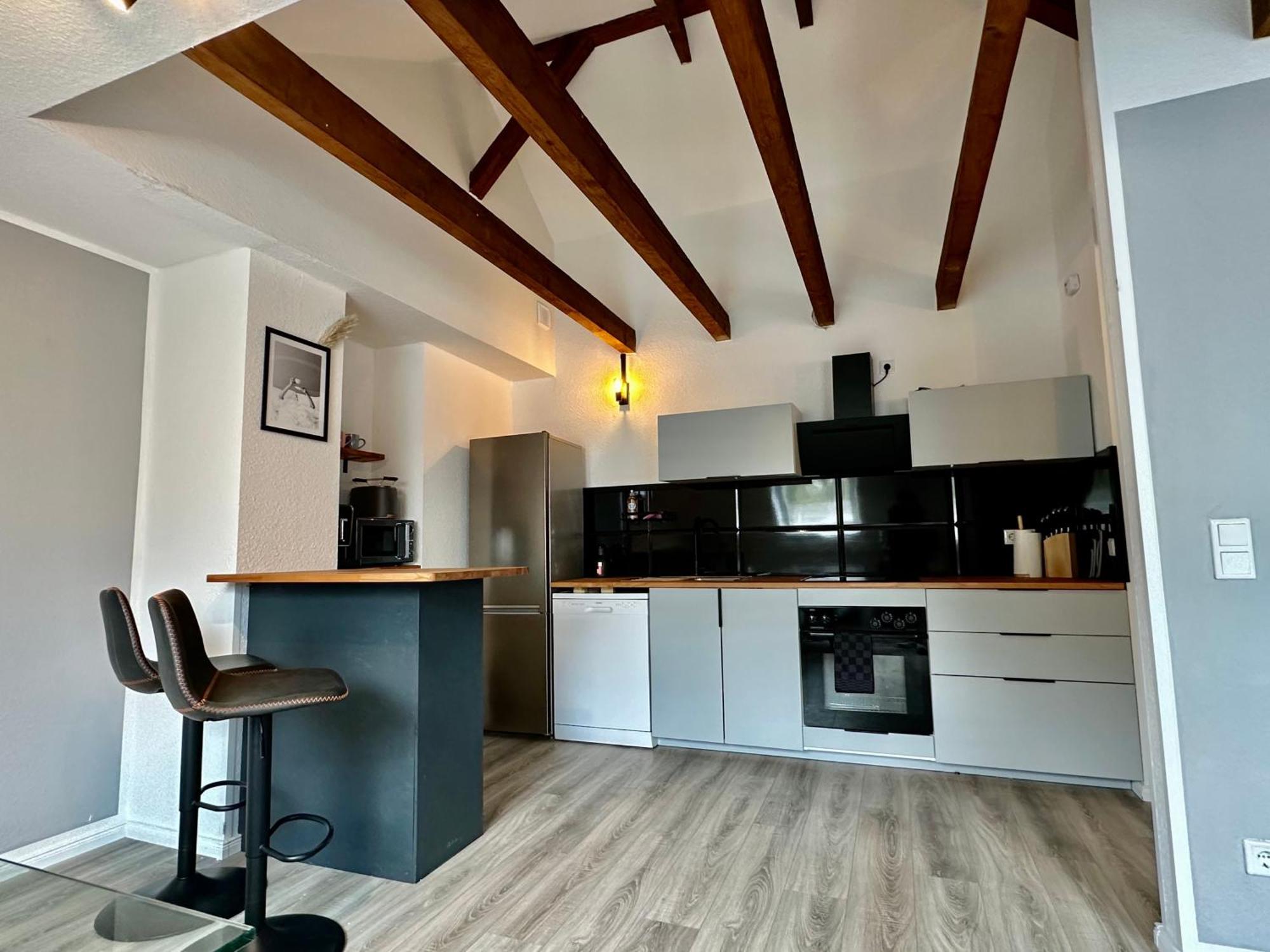 Stilvoll Im Zentrum Balken Loft Apartment โบคุห์ม ภายนอก รูปภาพ